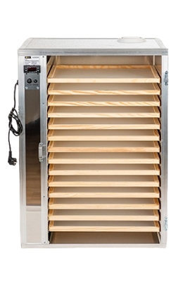 Pollen dryer / honey heating cabinet combination device