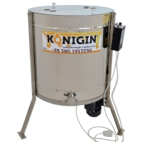 6 frames, 63 cm self-reversing honey extractor, frame height 14 - 18 cm