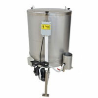 Electrically heated wax melter with centrifuge 64 cm single-walled