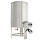 Stainless steel filling container with feet - heated 1000 l pinch tap